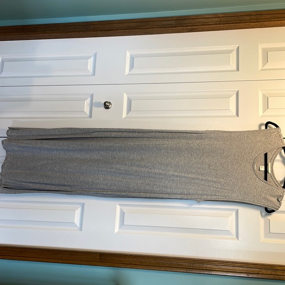 H&M grey maxi dress. Size large US - Picture 1 of 5